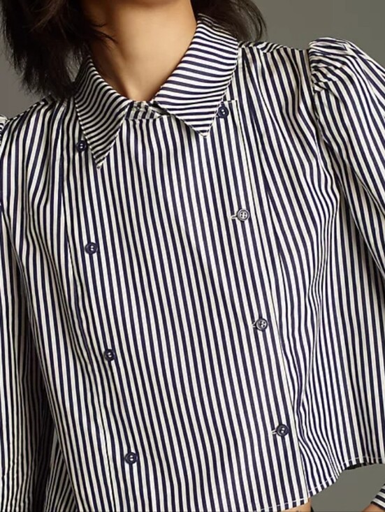 HUNTER BELL Tops - Hunter Bell Annette Top NWOT Sz 2 Striped Cropped
